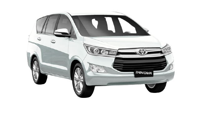 White Innova car