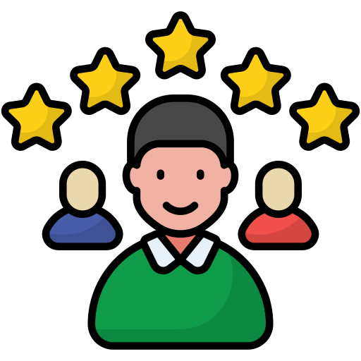 “Smiling taxi driver with passengers and five stars, representing highly rated and trusted taxi service.”